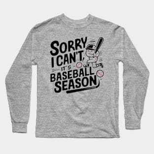 baseball player season Long Sleeve T-Shirt